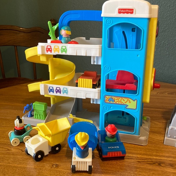 FisherPrice Toys Vintage Fisher Price Little People Garage And